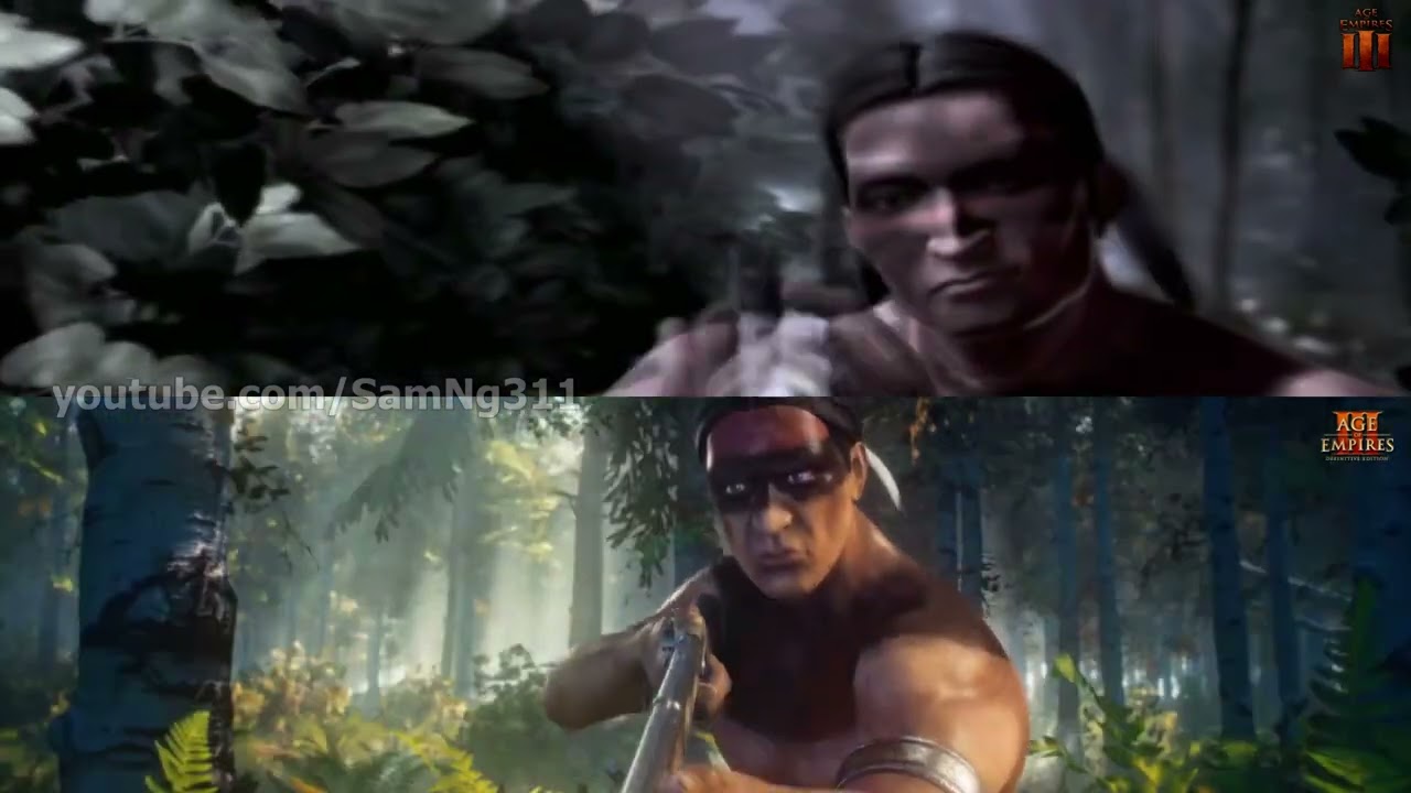 Age of Empires III vs. Age of Empires III: Definitive Edition Intro Comparison