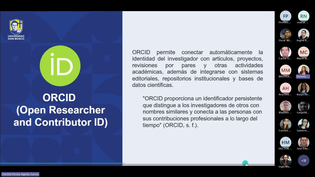 ¿Cómo crear y mantener mis perfiles ORCID y Google Académico? - 27 de febrero 2026