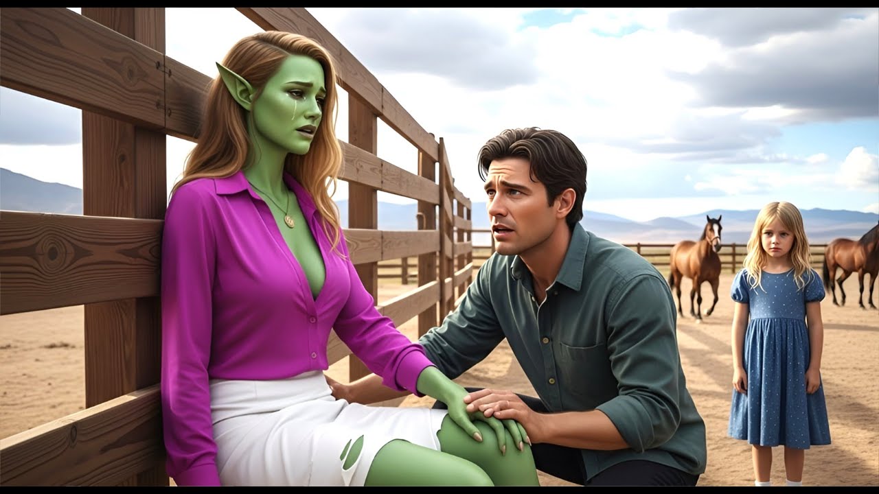 Don’t Touch Me, Please…” Alien Girl Begged—But Widow Human Held Her… And Did What No One Can Believe