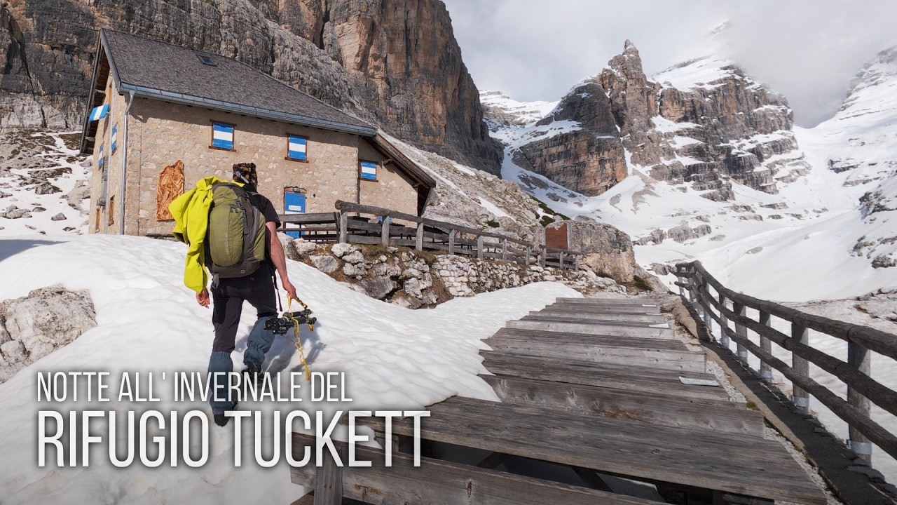 RIFUGIO TUCKETT - Notte al Locale Invernale / Dolomiti di Brenta
