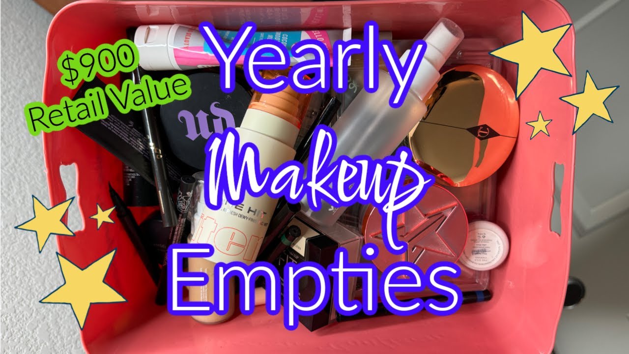 Yearly Makeup Empties 2023 | All The Makeup I Used Up In 2023