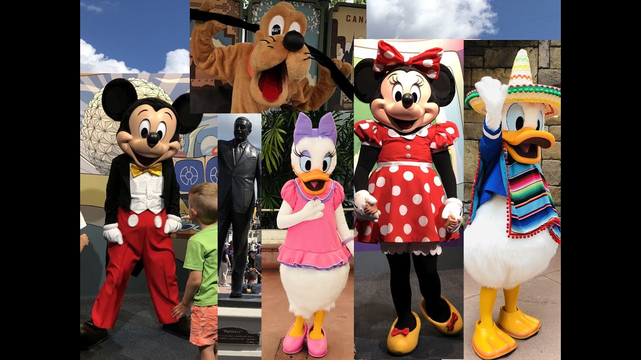 Epcot Character Spot Walt Disney World Mickey and Friends Orlando Florida