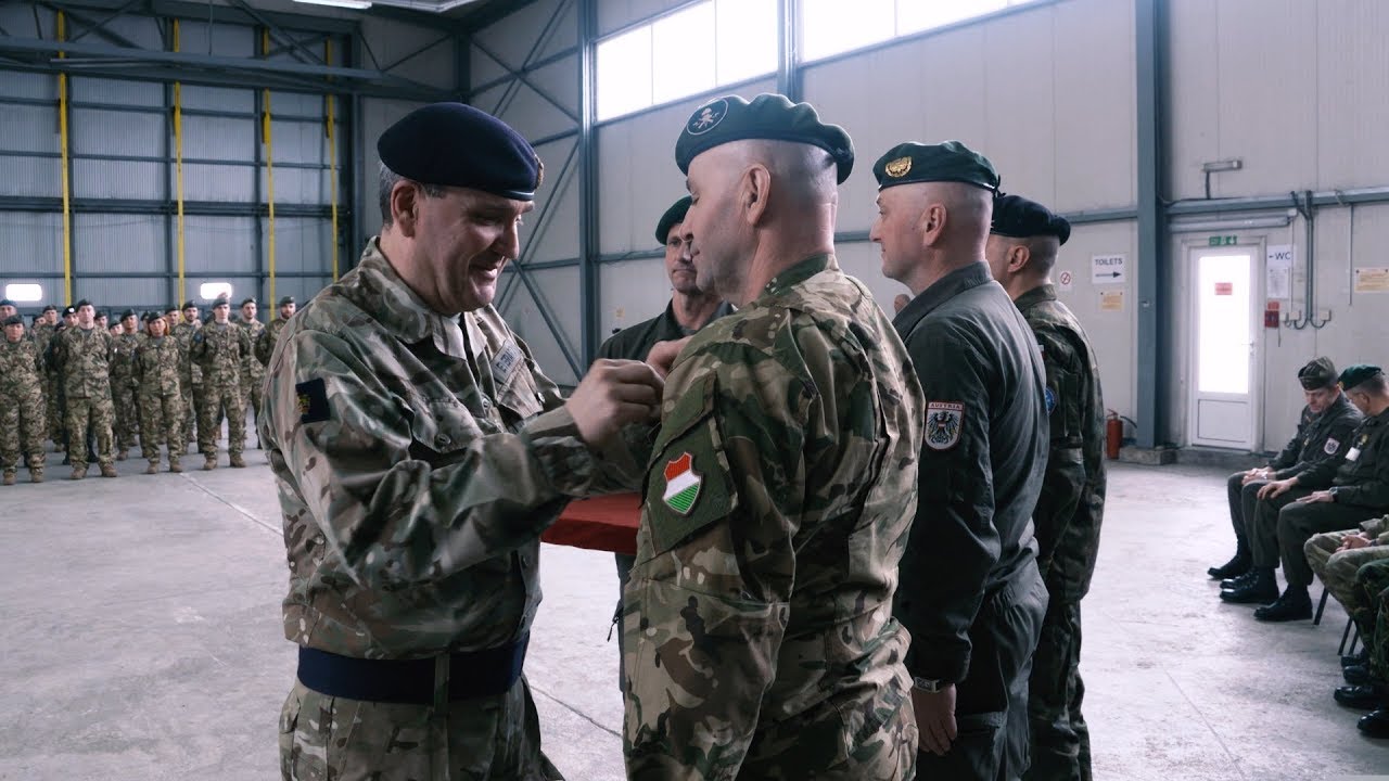 EUFOR HQ awards military personnel medals in ceremony at Camp Butmir