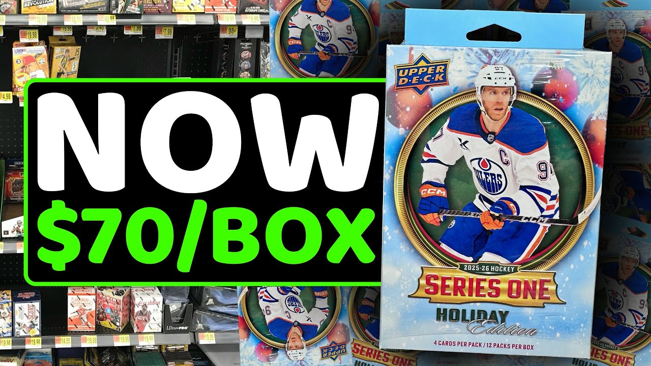 Я скупил весь Walmart! - 2025-26 Upper Deck Series 1 Hockey Holiday Edition Hanger Boxes