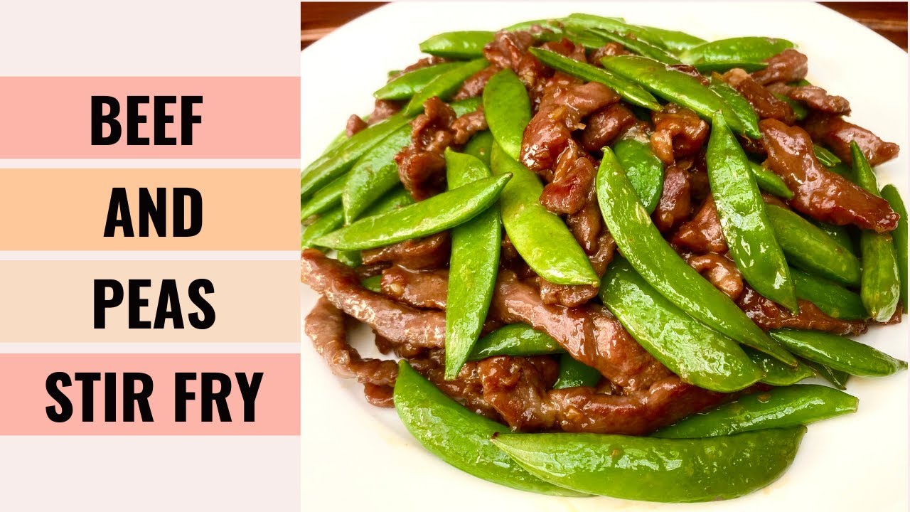 QUICK And EASY Beef With Sugar Snap Peas Stir Fry Recipe | Aunty Mary Cooks 💕