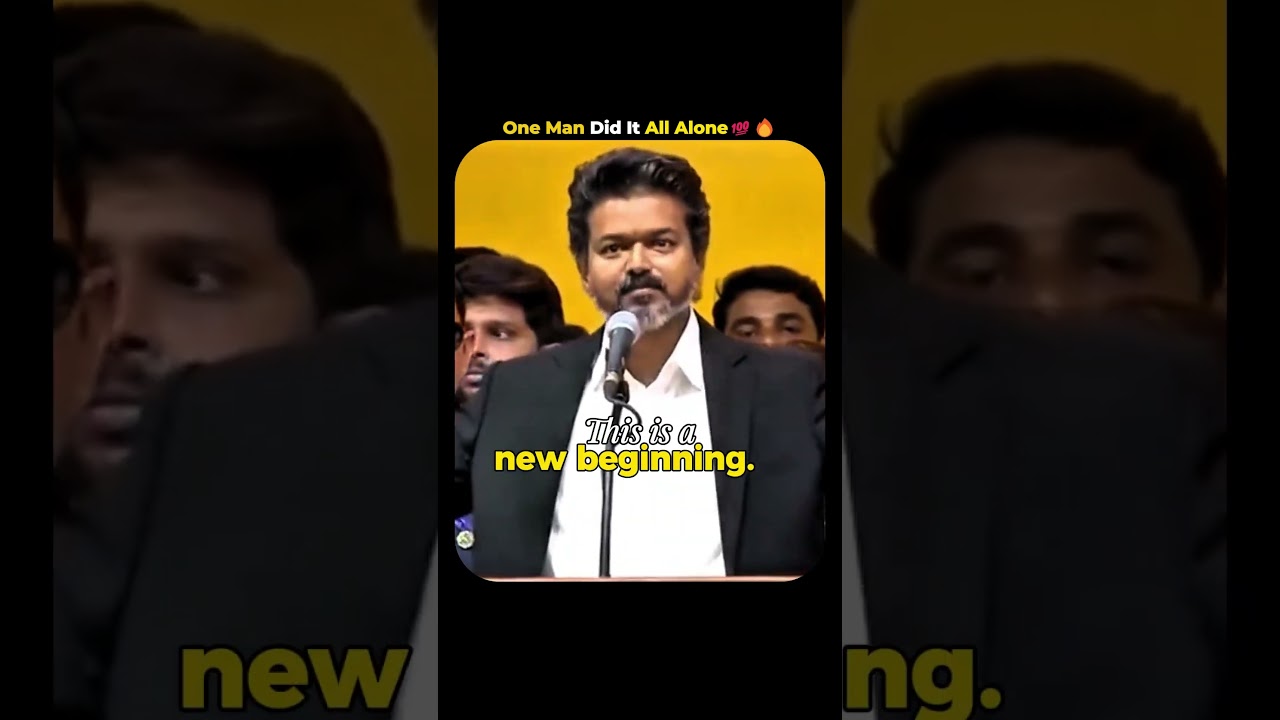 CM Thalapathy Vijay💯🔥 #vijaythalapathy #vijay #motivation #inspiration #success #speech #tamilnadu