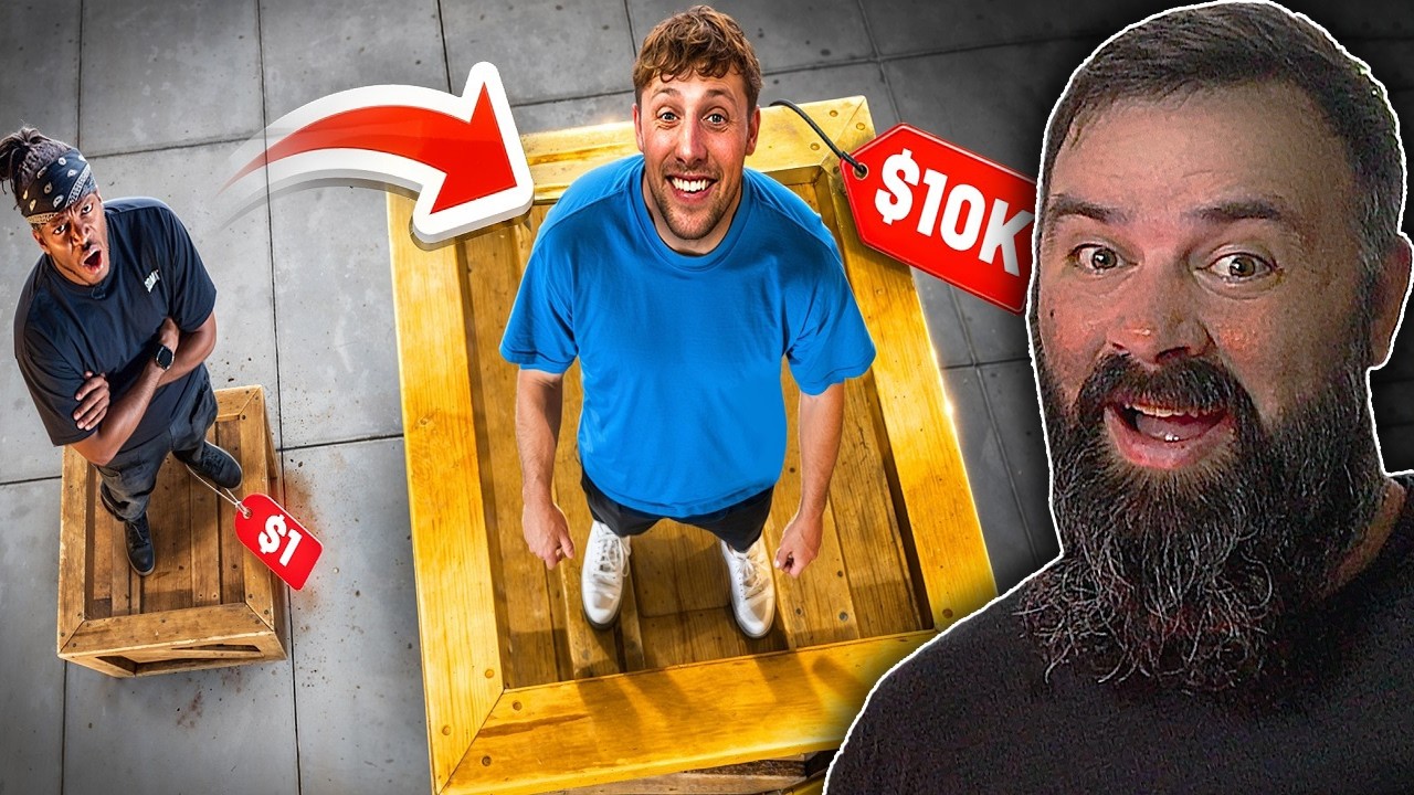 VIK GETS NAILED!! | SIDEMEN $1 vs $10,000 MYSTERY BOX!! | OrvieWoah Reacts
