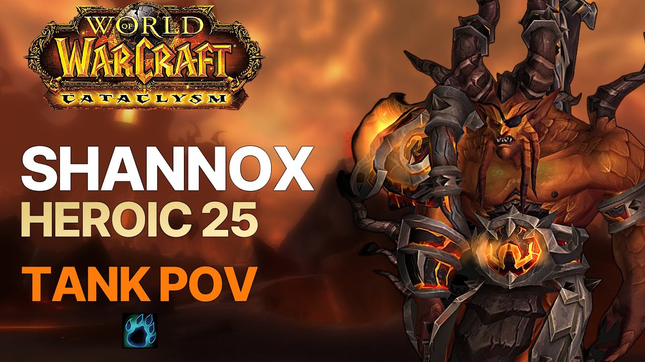 Shannox Heroic 25 Riplimb Tank | Cata Classic Firelands PTR | Guardian Druid POV
