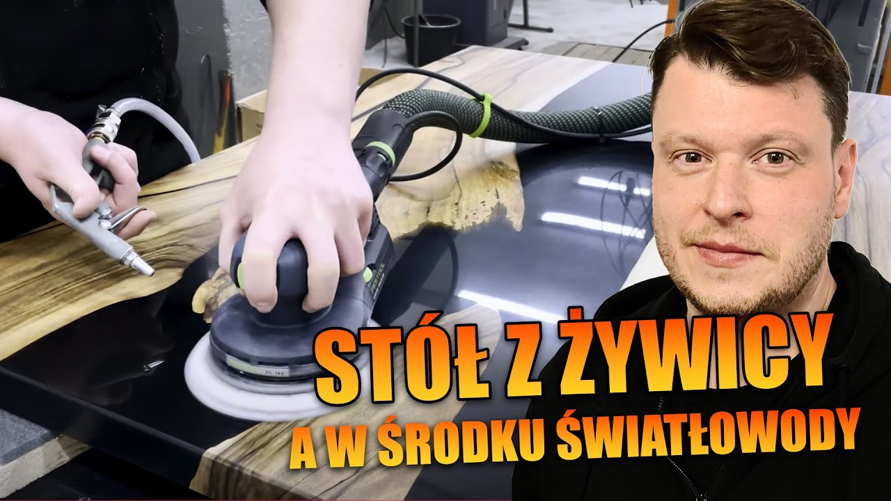Stół z żywicy z gwiazdami⭐ światłowody w żywicy - Czy to najlepsze biurko dla miłośnika astronomii?