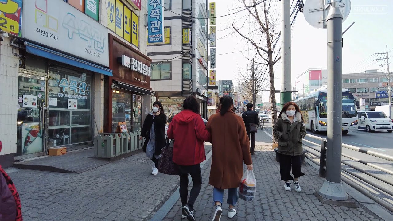 Walk on Hwagok 3-dong in Seoul 화곡3동 주택가 걷기 【DJI Pocket 2】