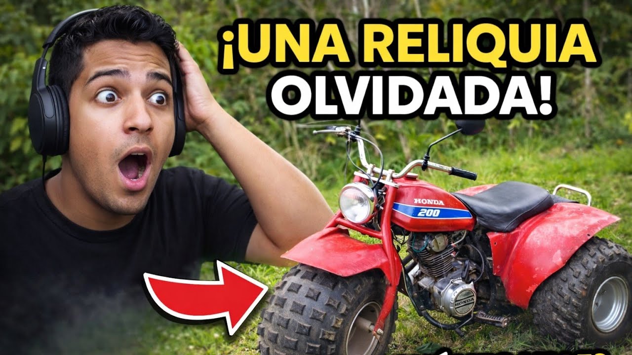 Probé una moto clásica de 1983… ¿sigue funcionando bien? | ATC200