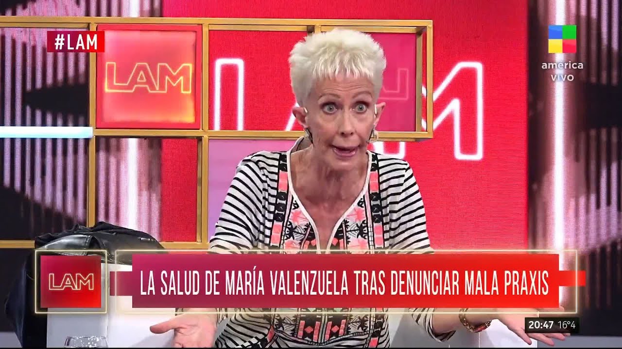 📺 La salud de Mar&iacute;a Valenzuela tras denunciar mala praxis: 