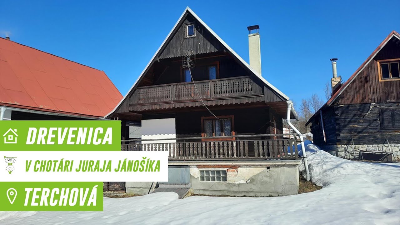 Príjemná Drevenica na Predaj v Chotári Juraja Jánošíka - Terchová