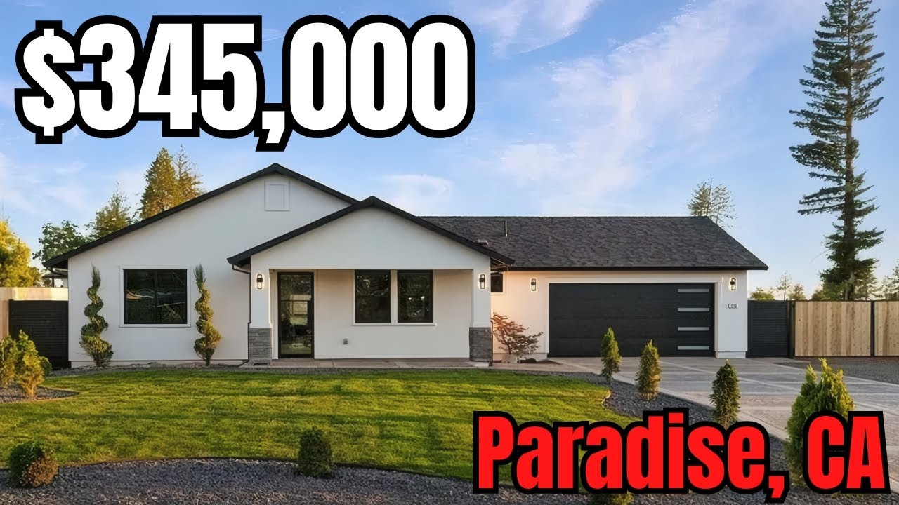 Don’t Miss This $345K New Build in Paradise CA – Full Inside Tour!