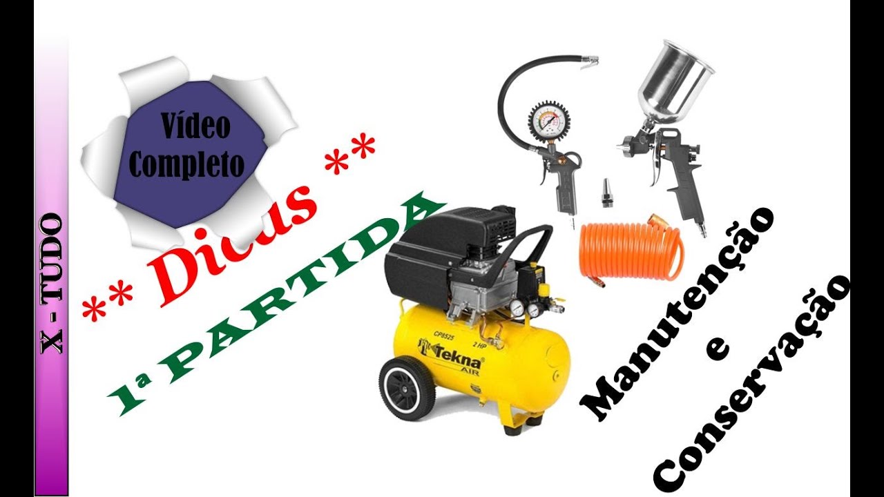 Compressor TEKNA CP8525   24 Litros   PRIMEIRA PARTIDA