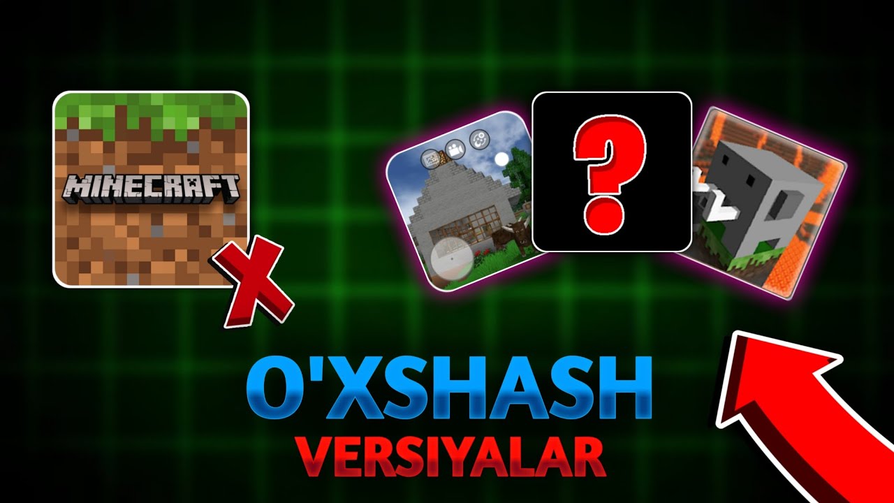 Minecraftni Uzum market Versiyalariga Baho Beramiz !!!//Minecraft Uzbekcha Video//#eazymc
