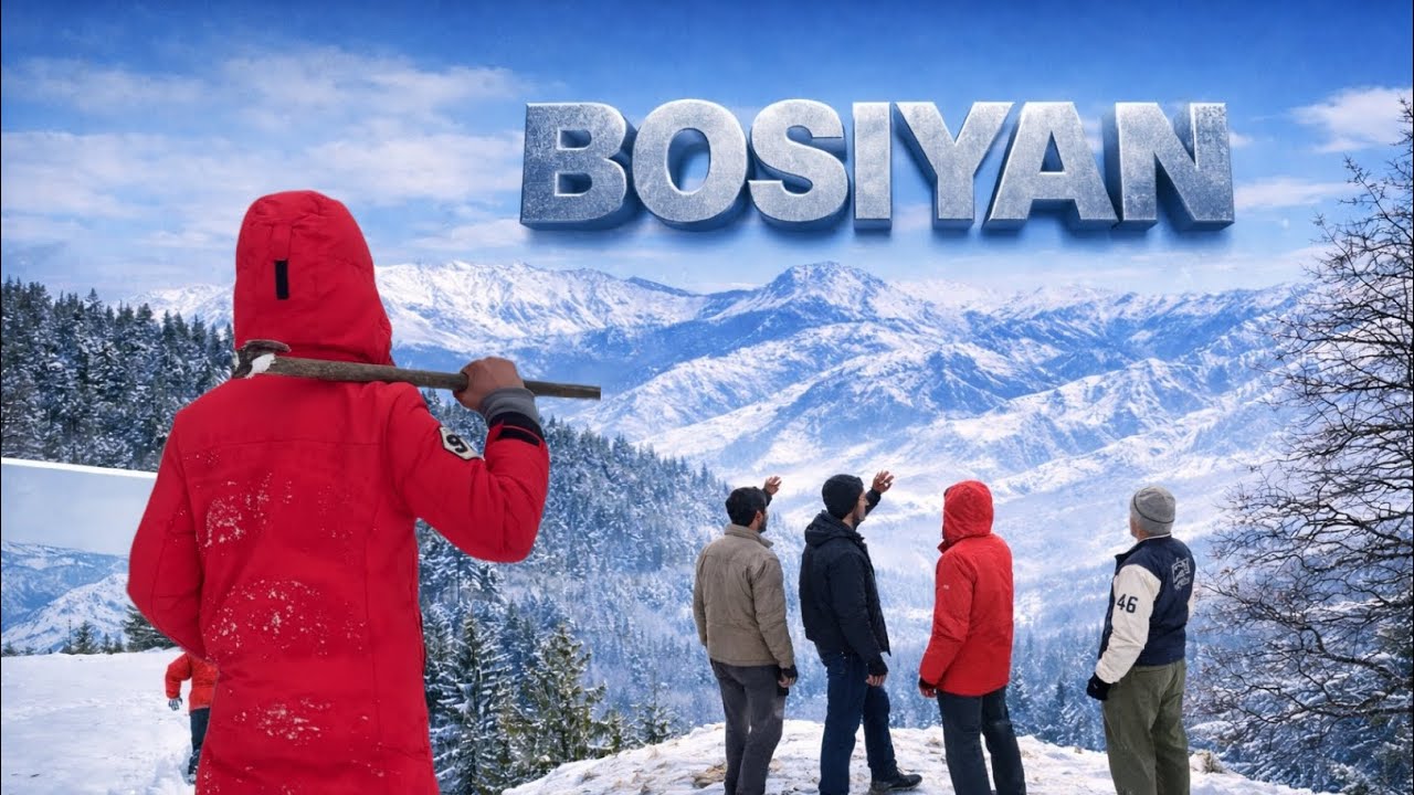 3–4 Feet Snow Trek ❄️ | Hidden Mountain BOSiyan URI Baramulla | Kashmir Winter Vlog