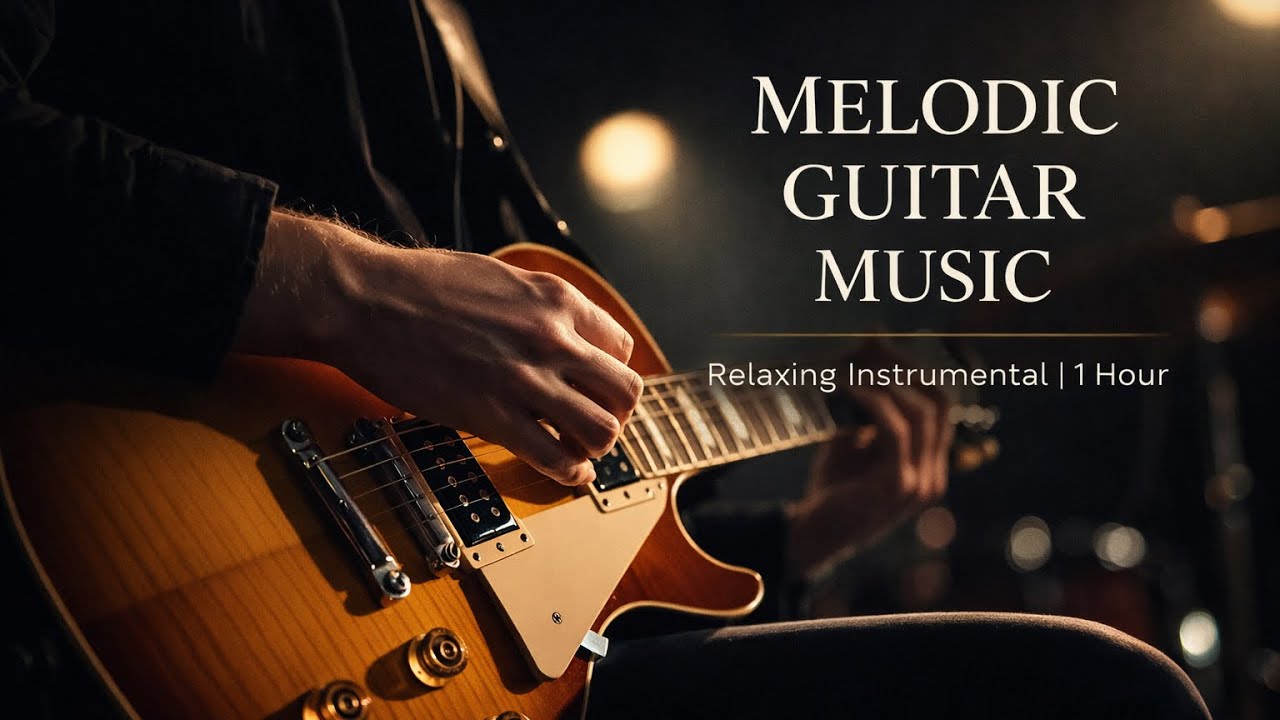 Relaxing Melodic Rock Guitar Instrumental | 1 Hour#chill #guitar #guitarist #guitarsolo Vol.3