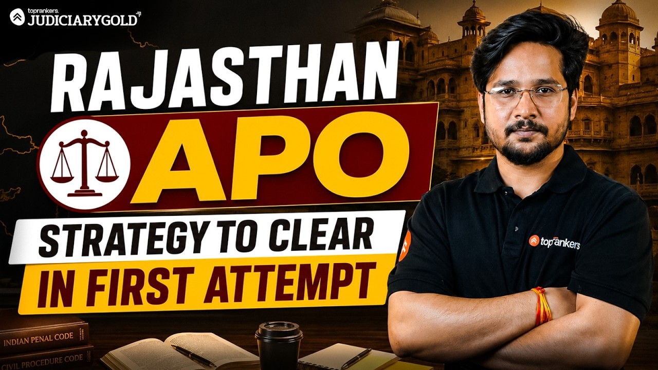 Rajasthan APO 2026 | How to Clear in First Attempt