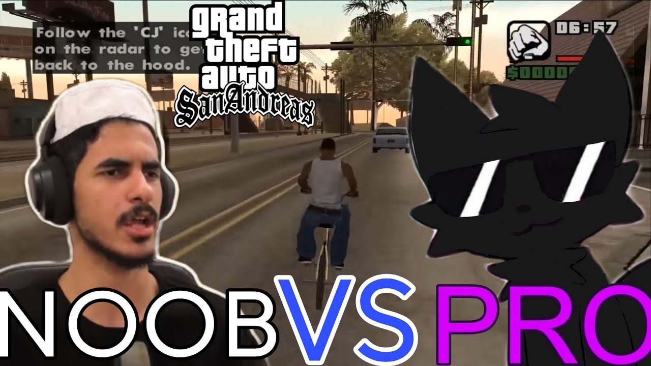 NOOB VS PRO GTA San Andreas