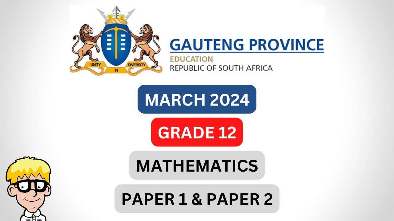 March 2024 Grade 12 Maths