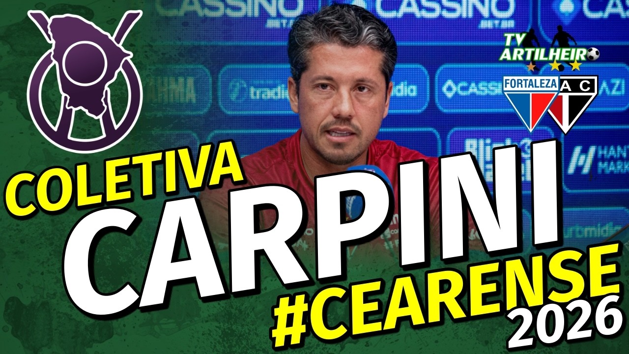 [Cearense '26] Coletiva Thiago Carpini | Pós-Jogo Fortaleza 2 X 0 Ferroviário | TV ARTILHEIRO