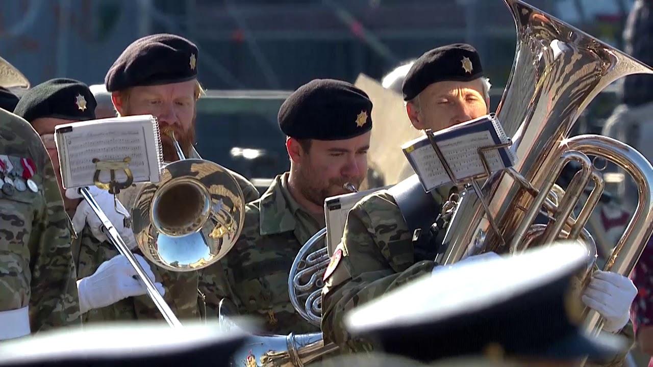 Flagdag 2018   Musikkorpset spiller