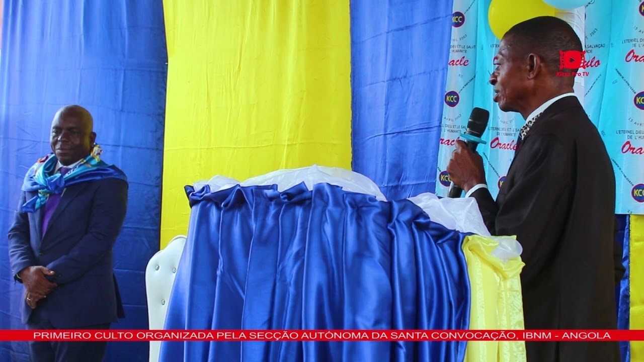 Primeiro Culto Organizada Pela Secção Aut. Da Santa Convocação, Luanda, IBNMA