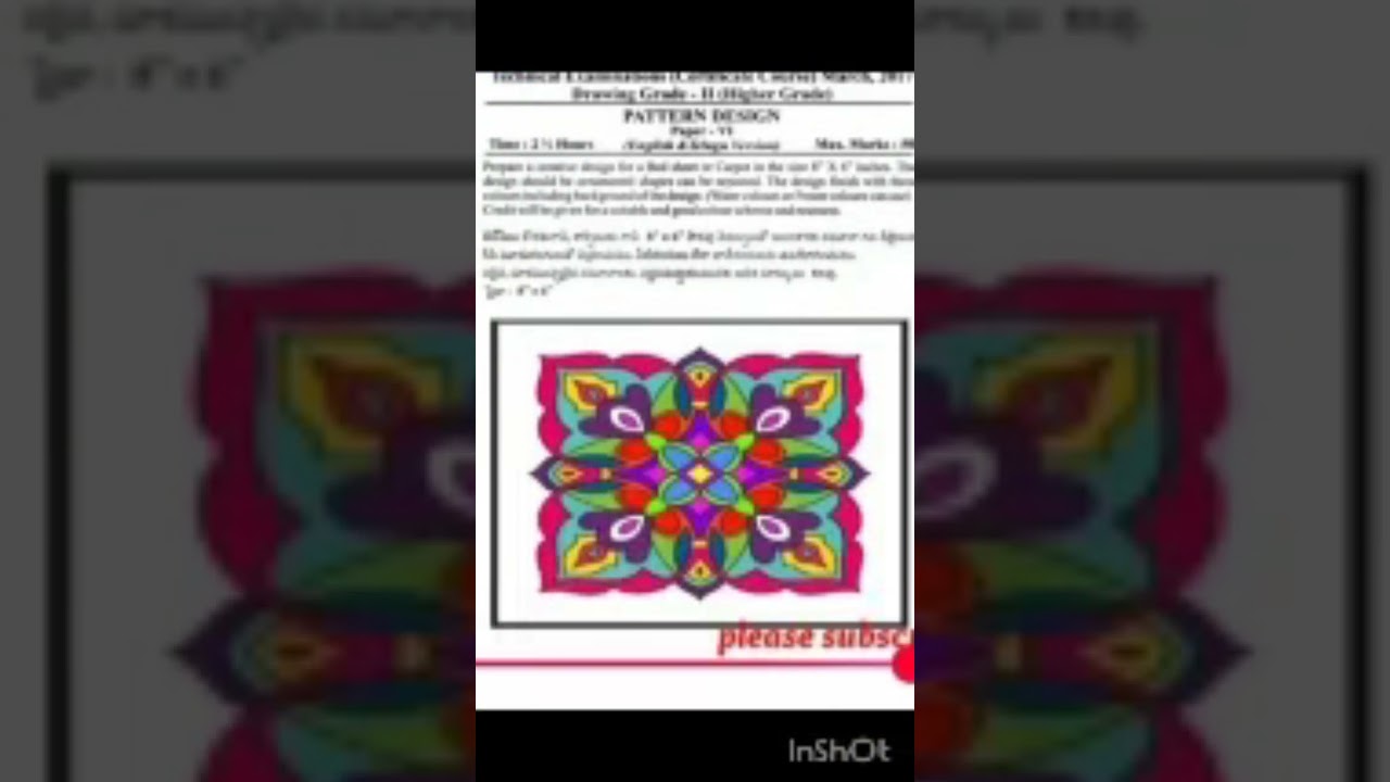 TCC higher grade exam##model paper##pattern drawing##simple way to biggenars##youtube ##trending
