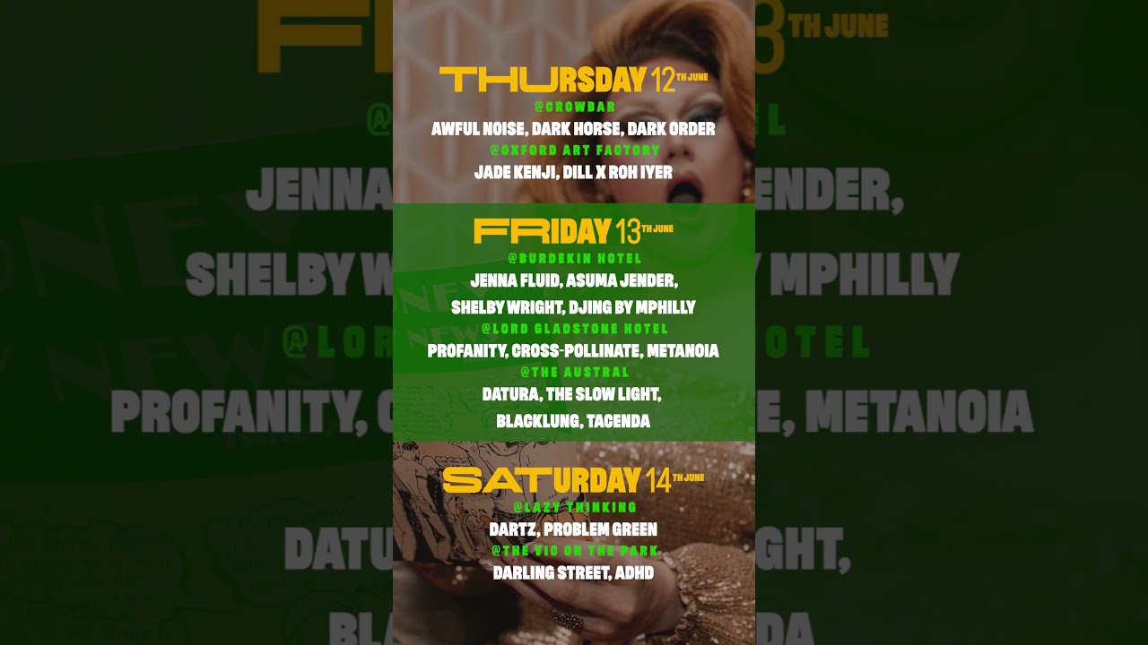 🎤 SYDNEY WEEKEND GIG GUIDE (+ ADELAIDE BONUS!) 🎶
