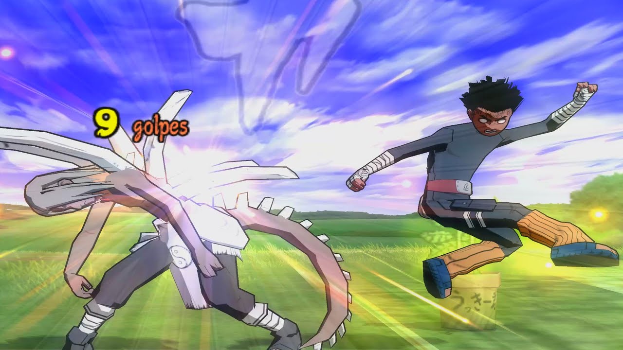 {Lee (Clássico) Vs Kimimaro} Naruto Shippuden Ultimate Ninja 5