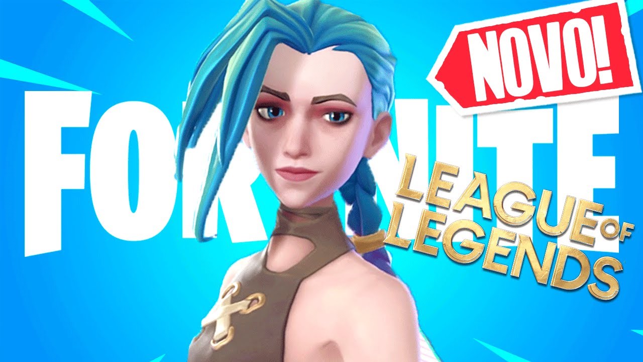 Comprei a JINX de League of Legends no FORTNITE
