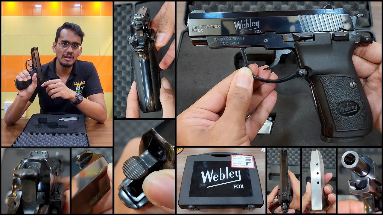 Webley Fox .32 Pistol (13+1) 🇮🇳 हिंदी Review #madeinindia