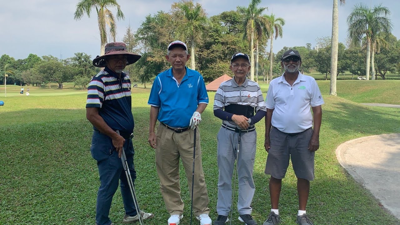 Gollof bersama Dato Hasnol, Dato Baharom & Goppi
