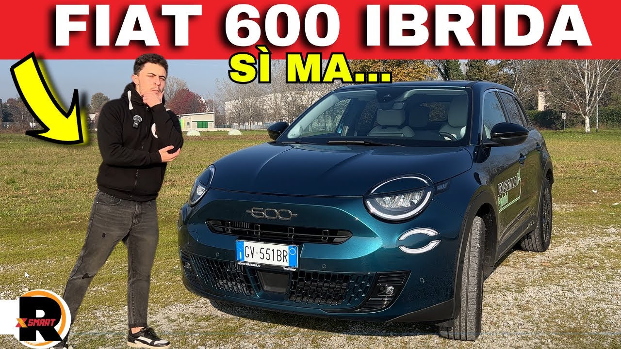 FIAT 600 IBRIDA - Test Drive PRO e CONTRO