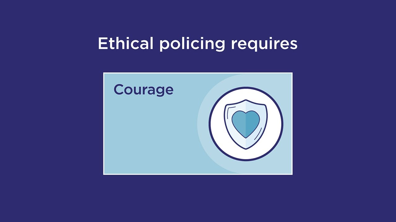 Code of Ethics ethical policing principles - Courage | College of Policing