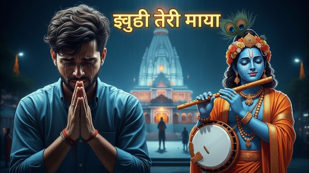 Jhuti teri maya.official song krishna bhajan songs#trending #youtubeshorts #radhakrishnamotivational
