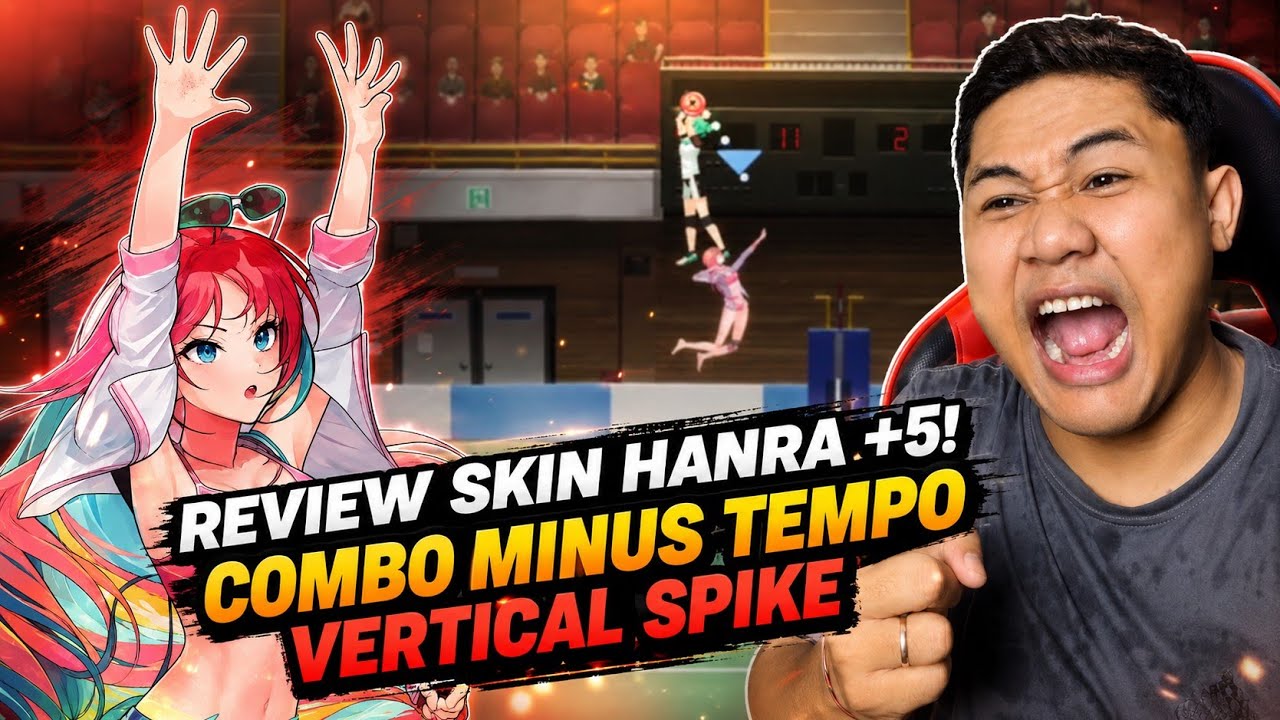 REVIEW NEW SKIN HANRA +5! Combo Minus Tempo & Vertical Spike?! The Spike Cross