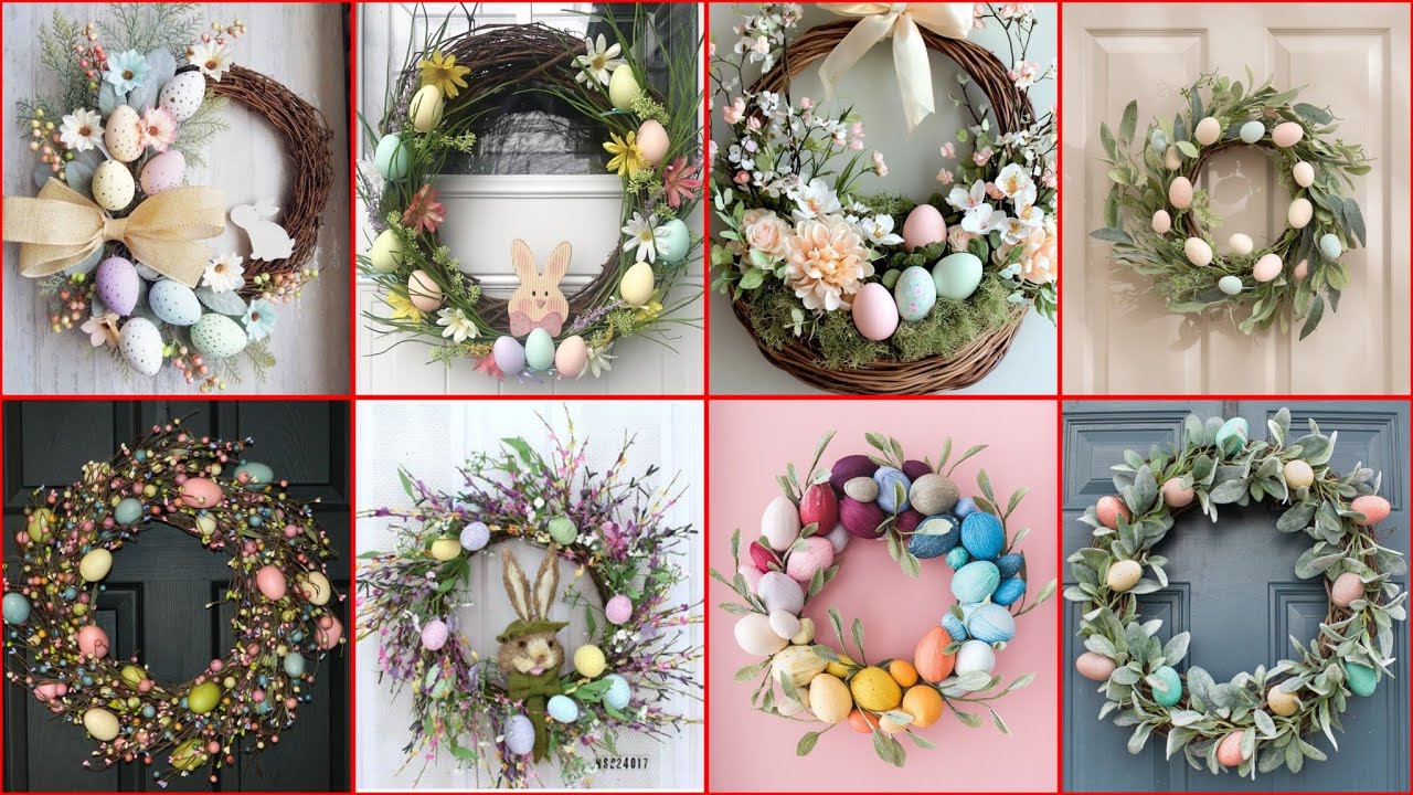 Budget-Friendly Easter Egg Wreath Crafts for Spring|Modern Easter Egg Wreath Designs You Need to Try