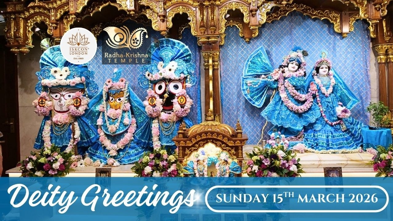 Deity Greetings | Guru Puja | CC Adi Lila 13.70 Class by HG Dayal Mora Das - 15.03.2026