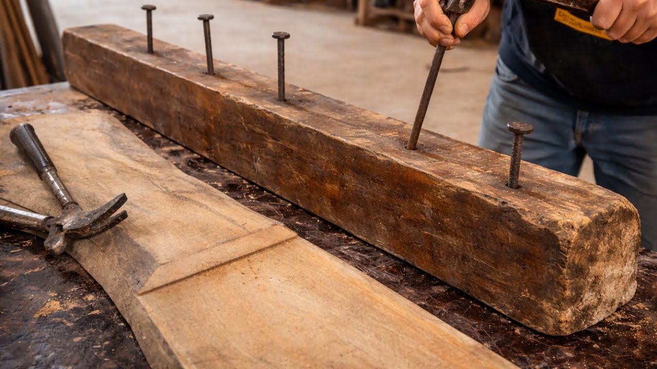 From Sleeper Wood to Unique Furniture | A New Woodworker’s Skill