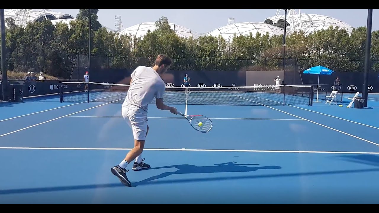 Daniil Medvedev | Roberto Bautista Agut Practice 2020 Australian Open Court level