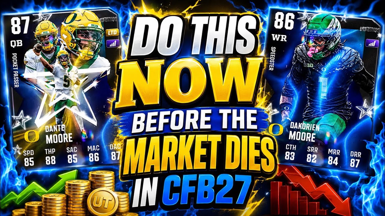 DO THIS NOW BEFORE THE MARKET CRASHES IN CFB 27 ULTIMATE TEAM!