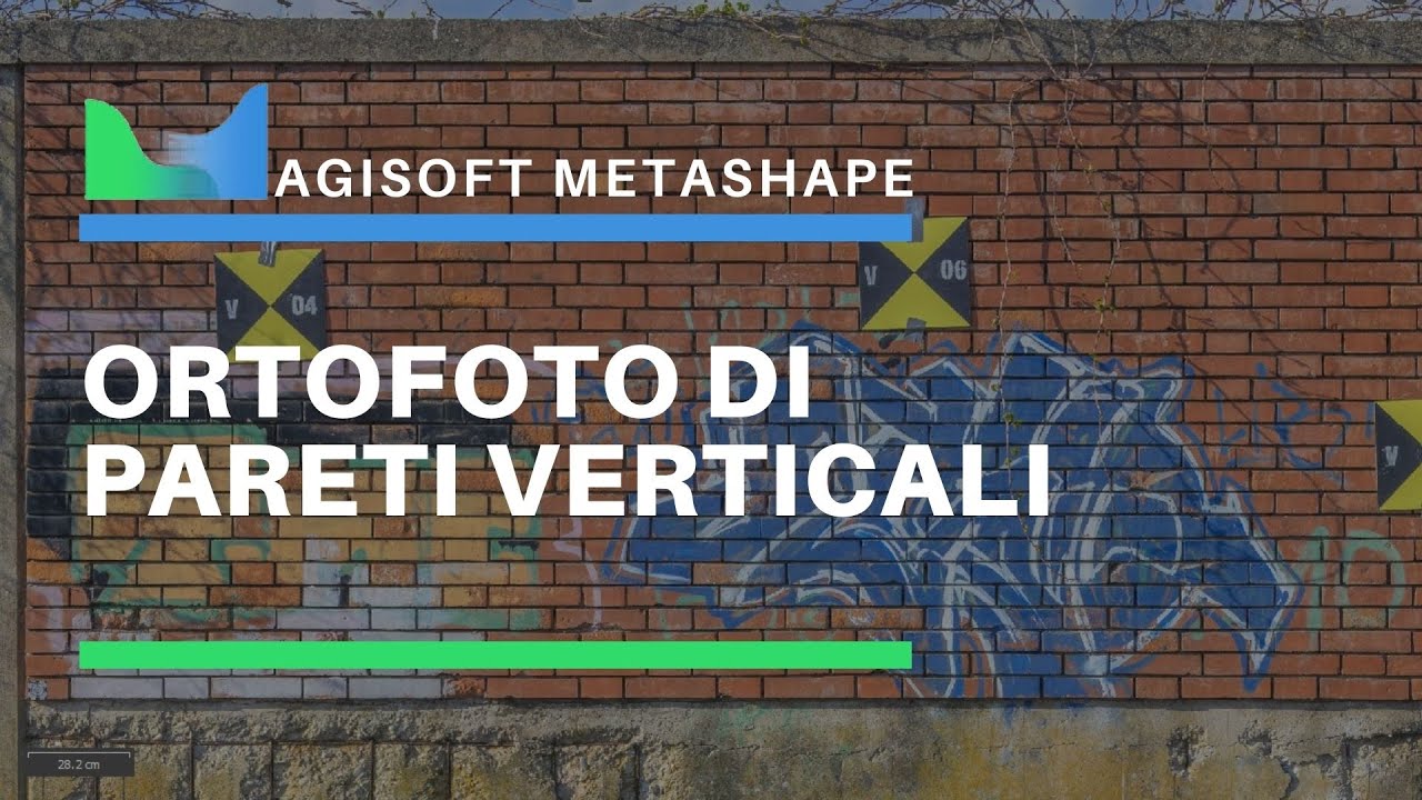 Agisoft Metashape - Ortofoto di elementi verticali