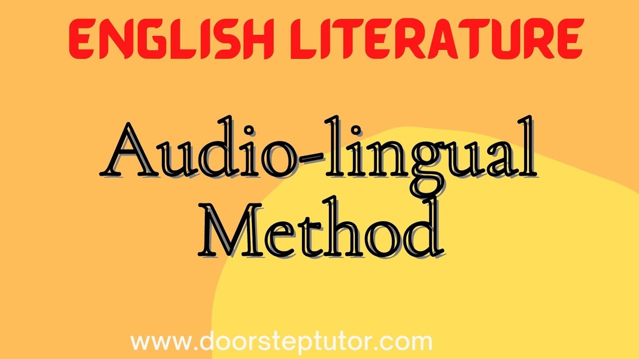 Audio-lingual Method: Features, Roles, Drill, Advantages | English Literature