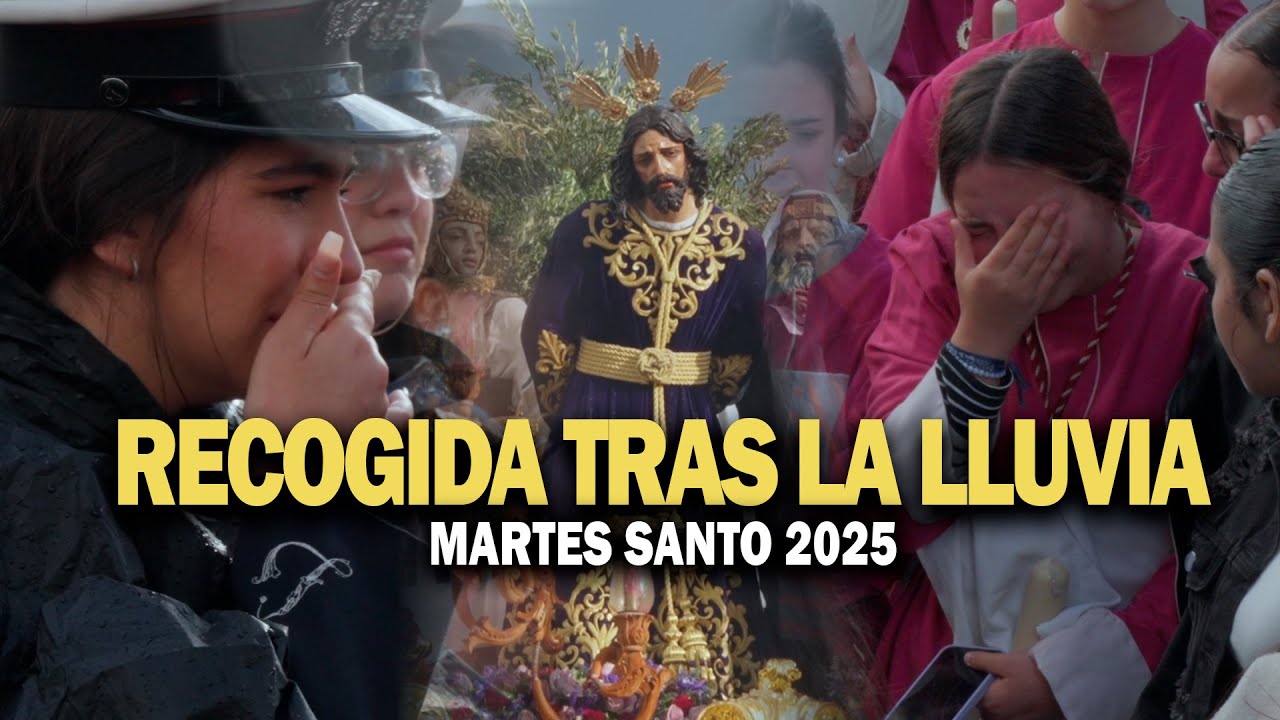 4K | RECOGIDA TRAS LA LLUVIA | El Prendimiento | Martes Santo 2025 | Lágrimas de Dolores | Vannio Pr