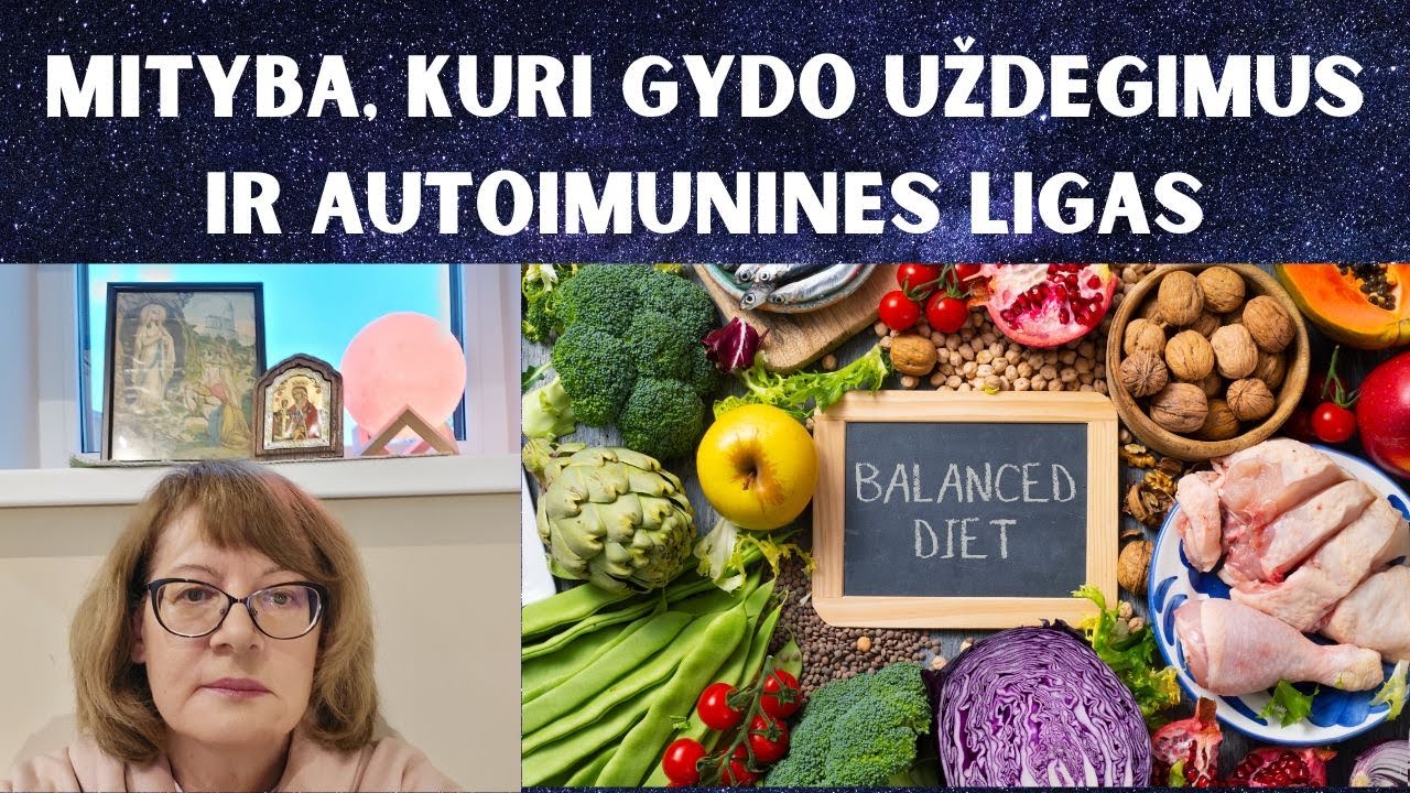 Mityba, kuri gydo uždegimus ir autoimunines ligas