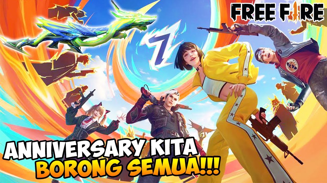 ANNIVERSARY 7 TAHUN AKU INGIN BORONG SEMUA ADA EVO GUN PARAFAL DAN MYSTERY SHOP! Free Fire