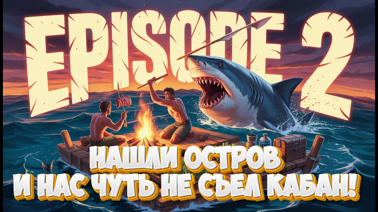 МЫ НАШЛИ ОСТРОВ И НАС ЧУТЬ НЕ СЪЕЛ КАБАН | Raft 2026 #2