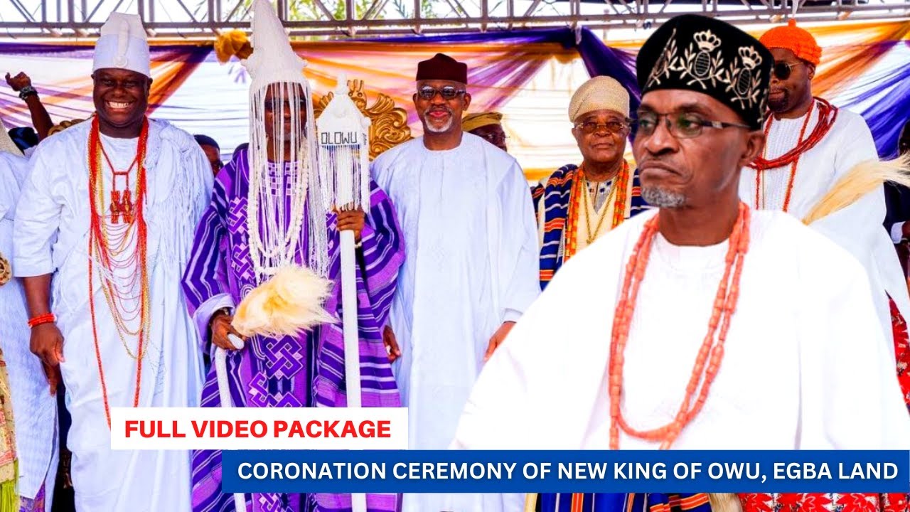 THIS WAS  HOW IT WENT ON CORONATION OF NEW OLOWU OF OWU ABEOKUTA!!